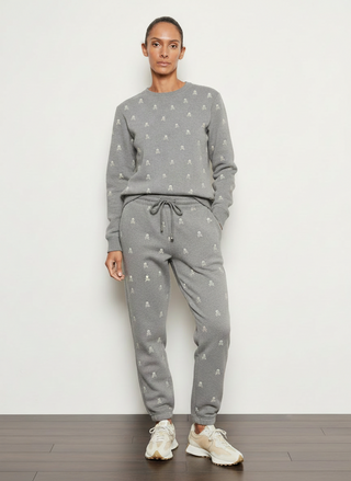 Swarovski Skull Fleece Prime Pull Over Sweatshirt