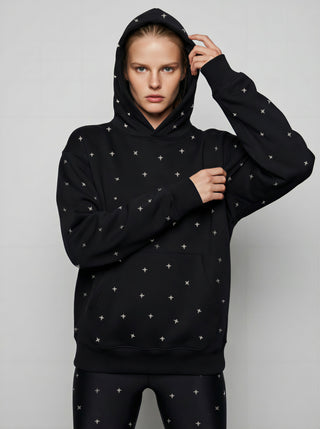 Full Swarovski Starlight Fleece Hoodie Sweatshirt